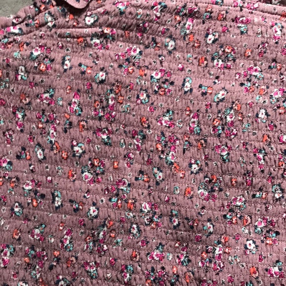 Floral Crop Top with Tie Sleeves - Picture 3 of 5